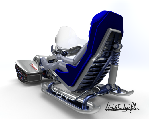 雪地漂移履带车缩略图